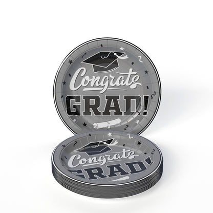 White/Silver Graduation Combo Pack | Service For 8