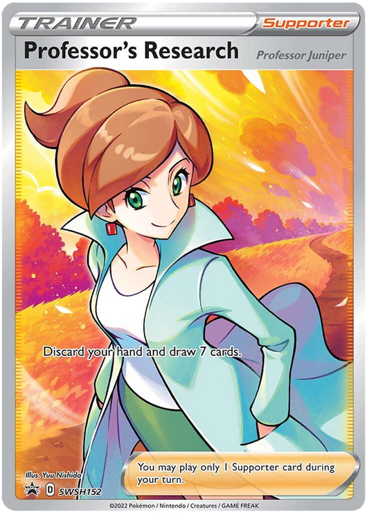 Sword and Shield Sword & Shield Promos 152  Professor's Research (Professor Juniper)