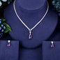 Desiree - Silver Cubic Zirconia Bridal Jewelry Set - More Colors