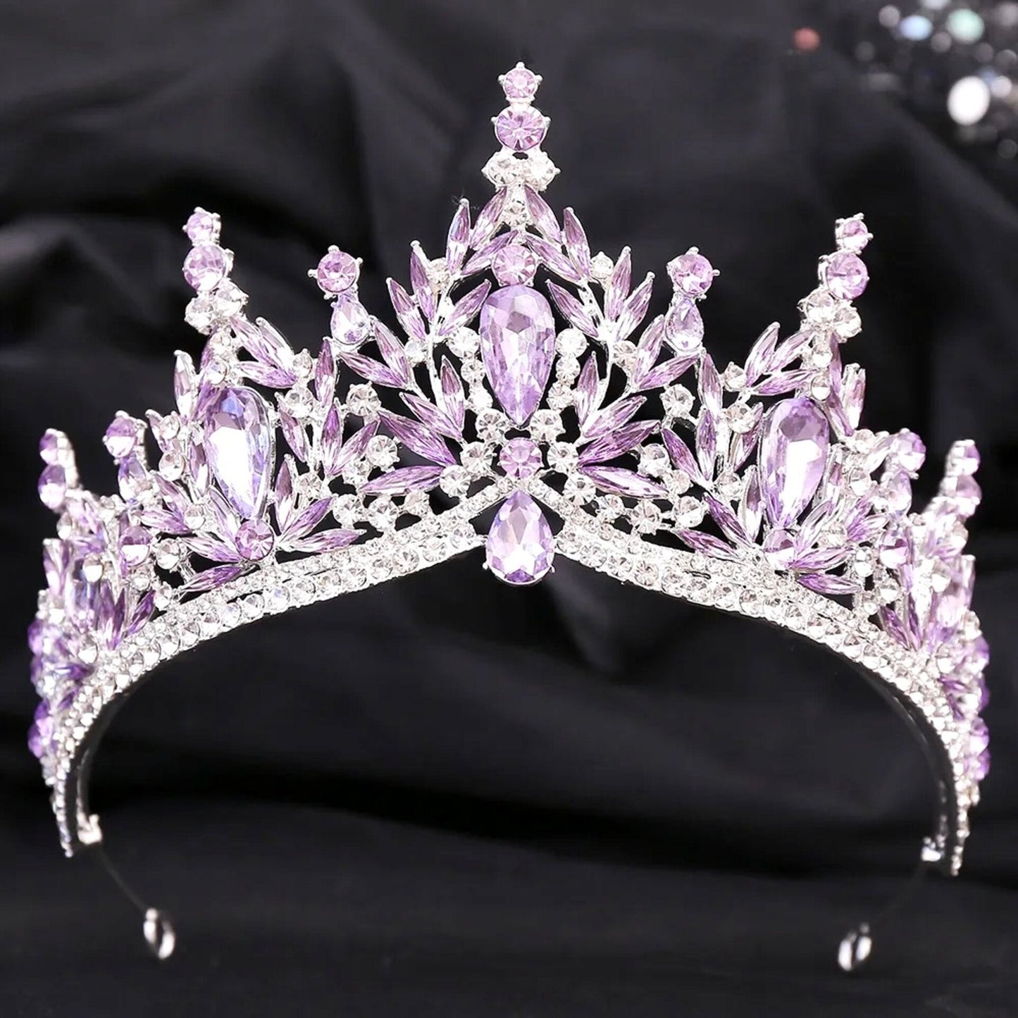 Manohla -  Crystal Wedding Tiara - More Colors