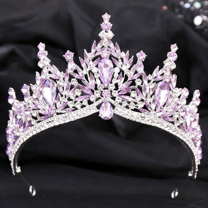 Manohla -  Crystal Wedding Tiara - More Colors