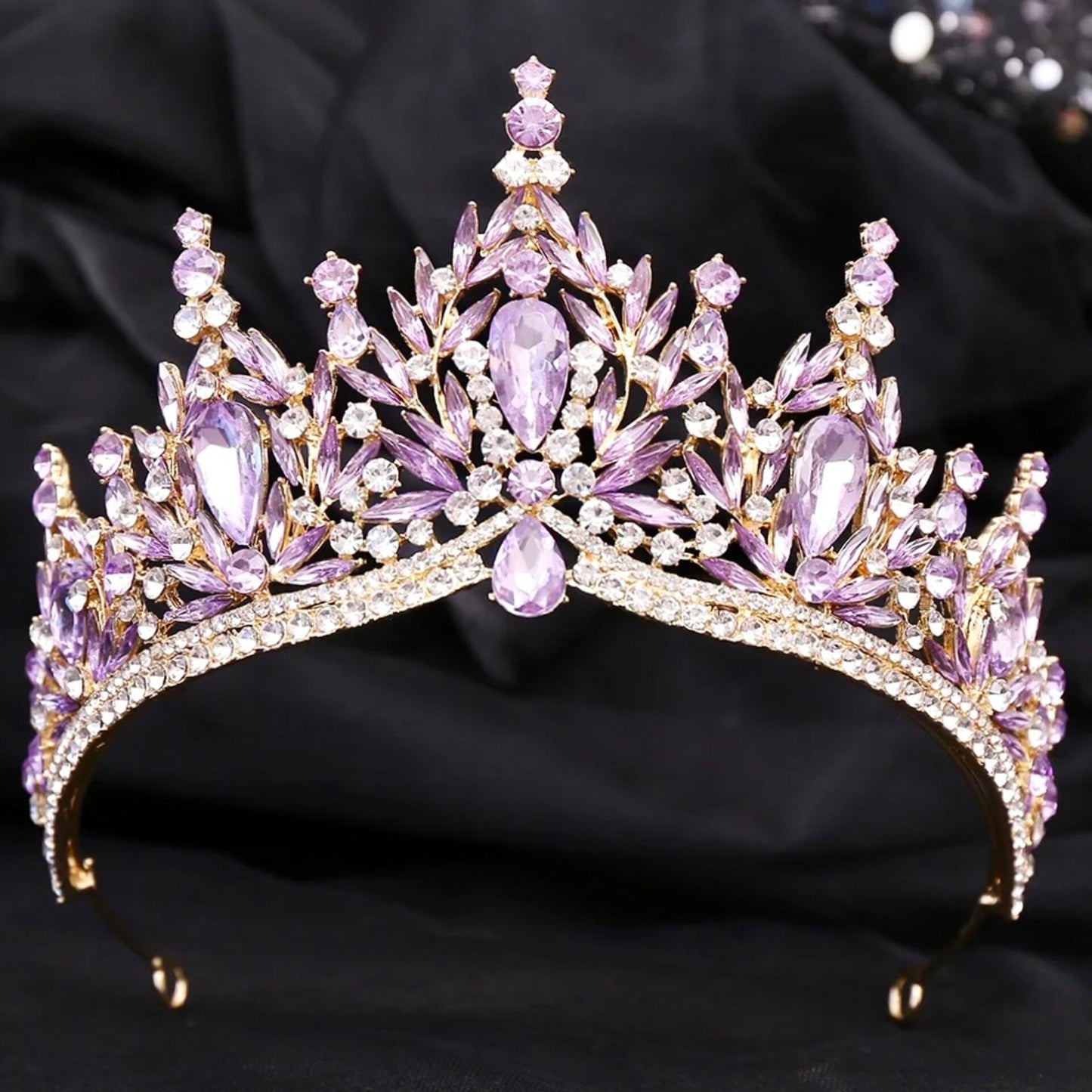 Manohla -  Crystal Wedding Tiara - More Colors