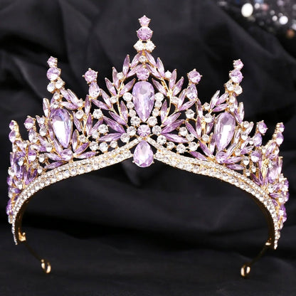 Manohla -  Crystal Wedding Tiara - More Colors