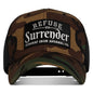 Refuse To Surrender B/W Patch Snapback Hat