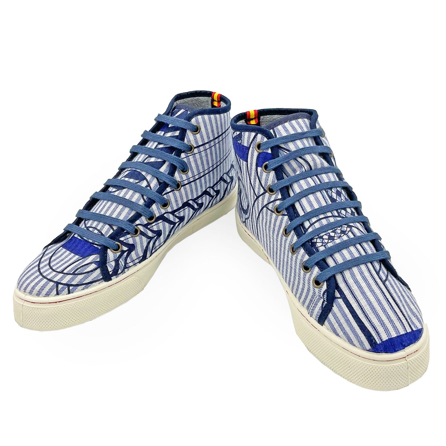 EQUESTRE Blue Hi-Top
