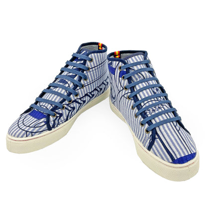 EQUESTRE Blue Hi-Top
