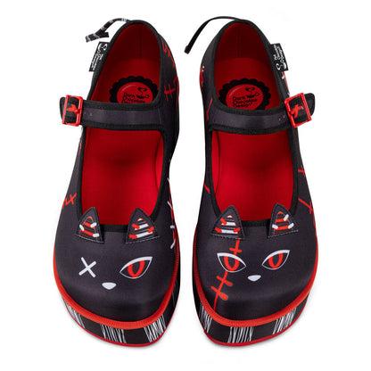 Chocolaticas® Riot Kitty Women's Mary Jane Platform