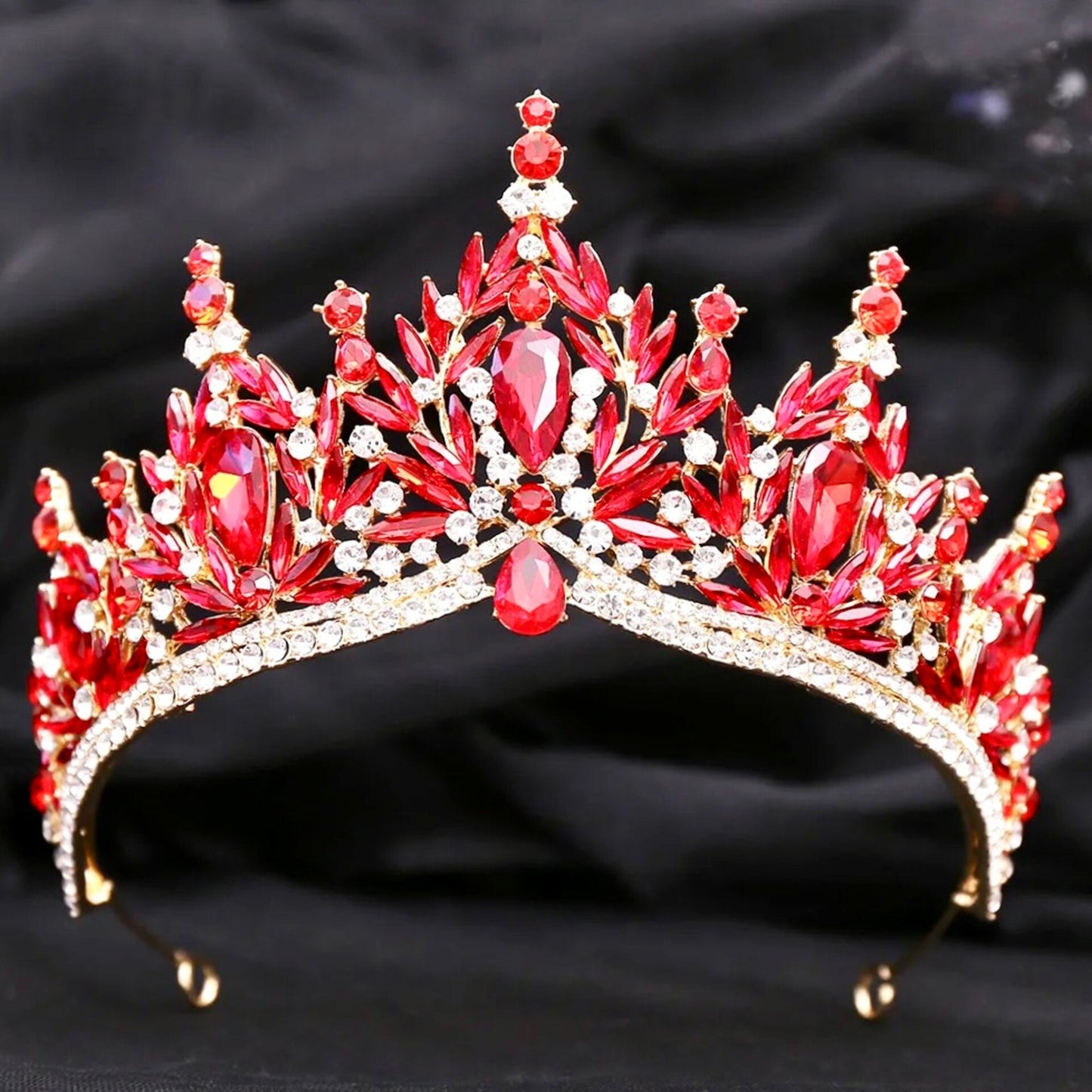 Manohla -  Crystal Wedding Tiara - More Colors