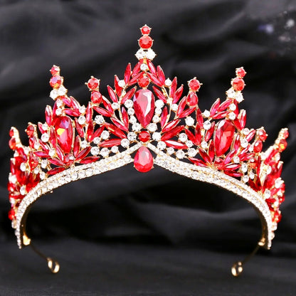 Manohla -  Crystal Wedding Tiara - More Colors