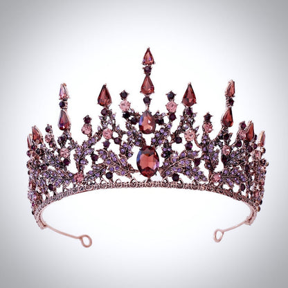 Marquessa - Victorian Gothic Red Bridal Tiara