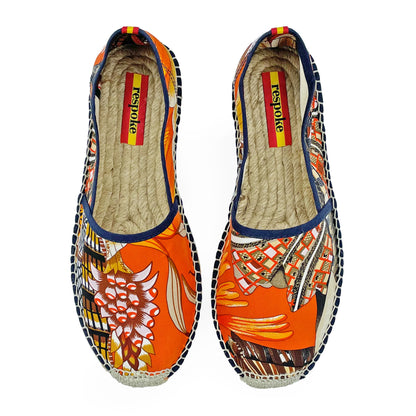 CHERIDA Orange Classic Espadrilles
