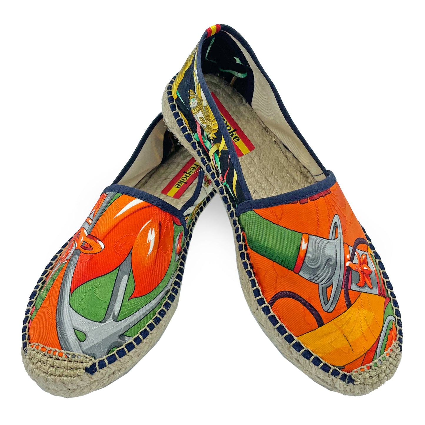 DAIMYO LUNA Orange Classic Espadrilles