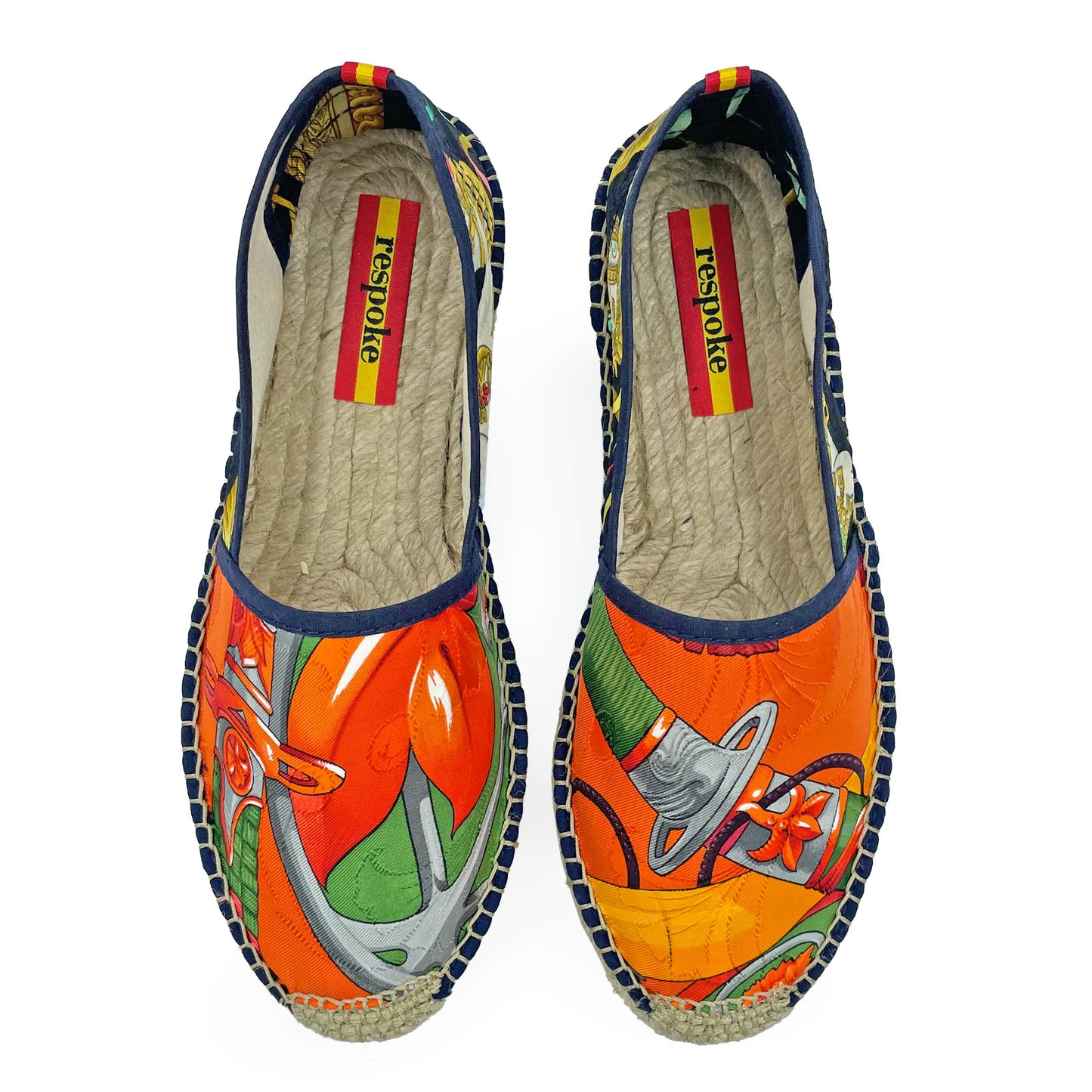 DAIMYO LUNA Orange Classic Espadrilles