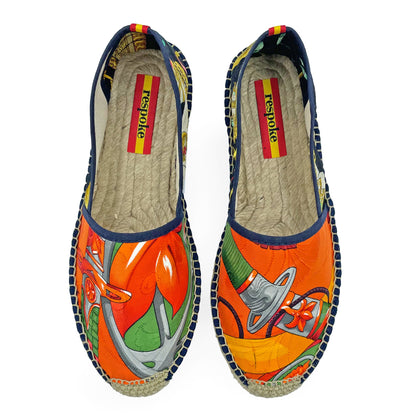 DAIMYO LUNA Orange Classic Espadrilles