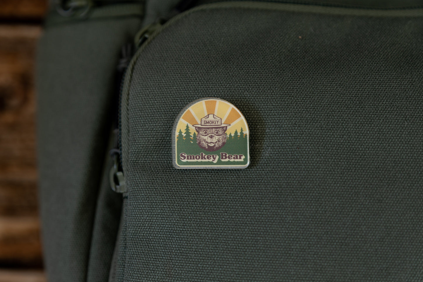 Smokey Bear Acrylic Pin