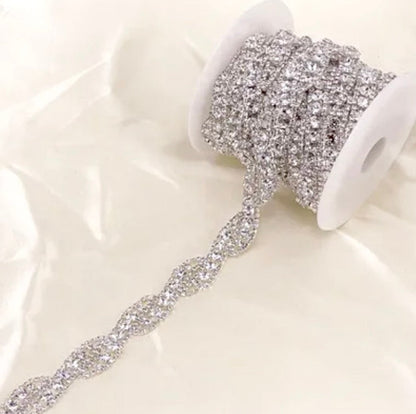 Liza - Rhinestone Bridal Belt/Sash - Available in Rose Gold, Silver and Yellow Gold