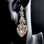 Charleston - Rhinestone and Pearl Bridal Earrings