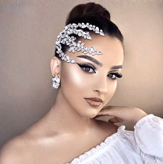 Mirabel - Rhinestone Crystal Bridal Headdress