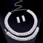 Jane - Silver Rhinestone Bridal Jewelry Set