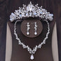 Liana - Bridal 3-Piece Jewelry Set With Tiara - Available in Gold and Silver