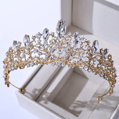 Elowen - Victorian Gothic Bridal Tiara - Available in Rose Gold, Silver and Yellow Gold