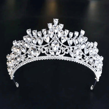 Ardyn - Silver Wedding Rhinestone Tiara