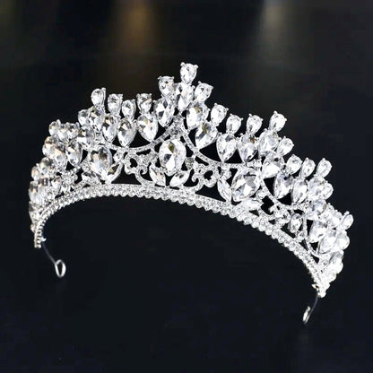 Ardyn - Silver Wedding Rhinestone Tiara