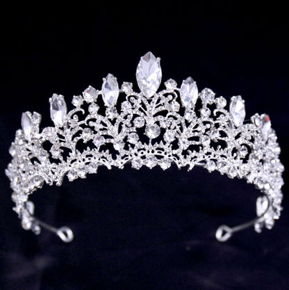 Elowen - Victorian Gothic Bridal Tiara - Available in Rose Gold, Silver and Yellow Gold