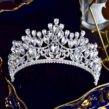 Ardyn - Silver Wedding Rhinestone Tiara
