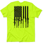 Rifle Flag - Safety Yellow T-Shirt