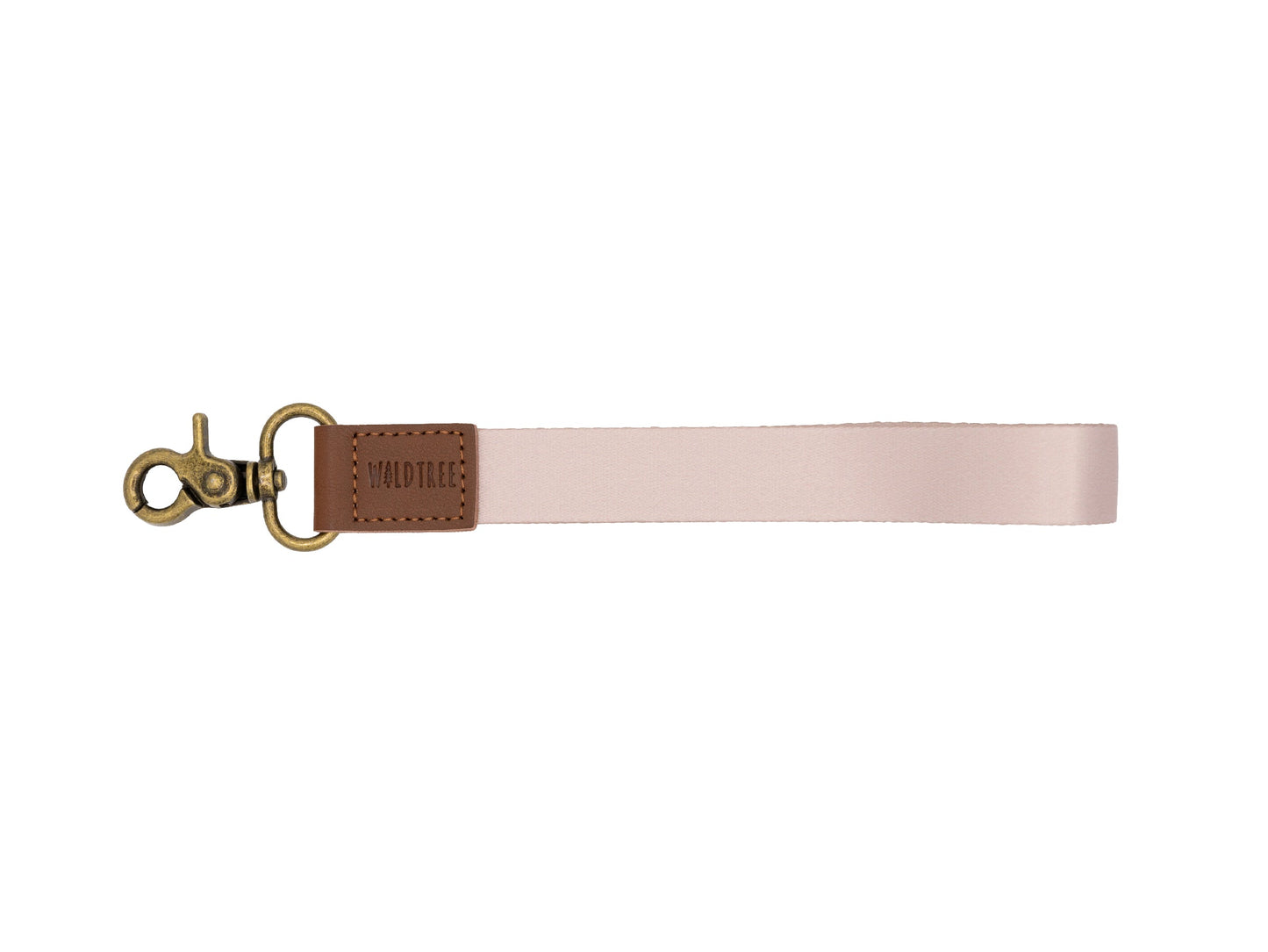 Solid-Colored Wristlet Keychain