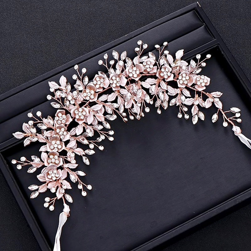 Miranda - Crystal Bridal Hair Accessory - Available in Silver, Yellow Gold and Rose Gold