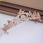 Nicolette - Rhinestone Bridal Tiara - Available in Silver, Yellow Gold and Rose Gold