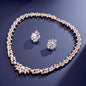 Iris - Cubic Zirconia Bridal Jewelry Set - Available in Silver and Rose Gold