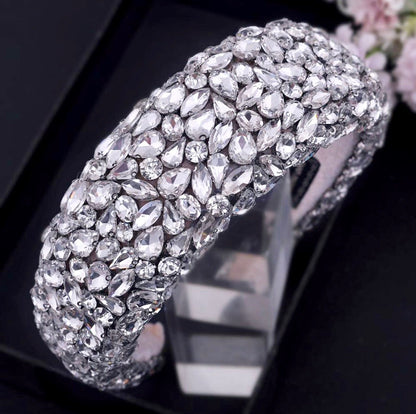 "Brandalyn" - Royal Austrian Crystal Bridal Headband / Tiara