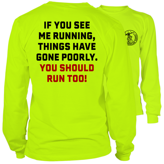 Run - Long Sleeve Hi-Vis T-Shirt