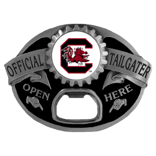 South Carolina Gamecocks Tailgater Belt Buckle Bottle Opener
