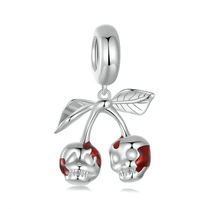 Cherry Skull Gothic Charm