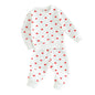 Baby Toddler Girls 2Pcs Clothes Valentine's Day Outfits Long Sleeve Crewneck Heart Print Pants Set