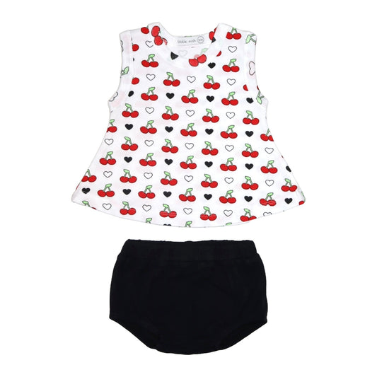 ☀️Baby Swing Diaper Set - Cherries