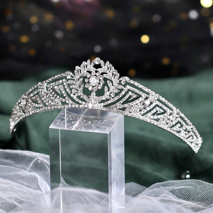 "Fontaine" - Silver Crystal Bridal Tiara