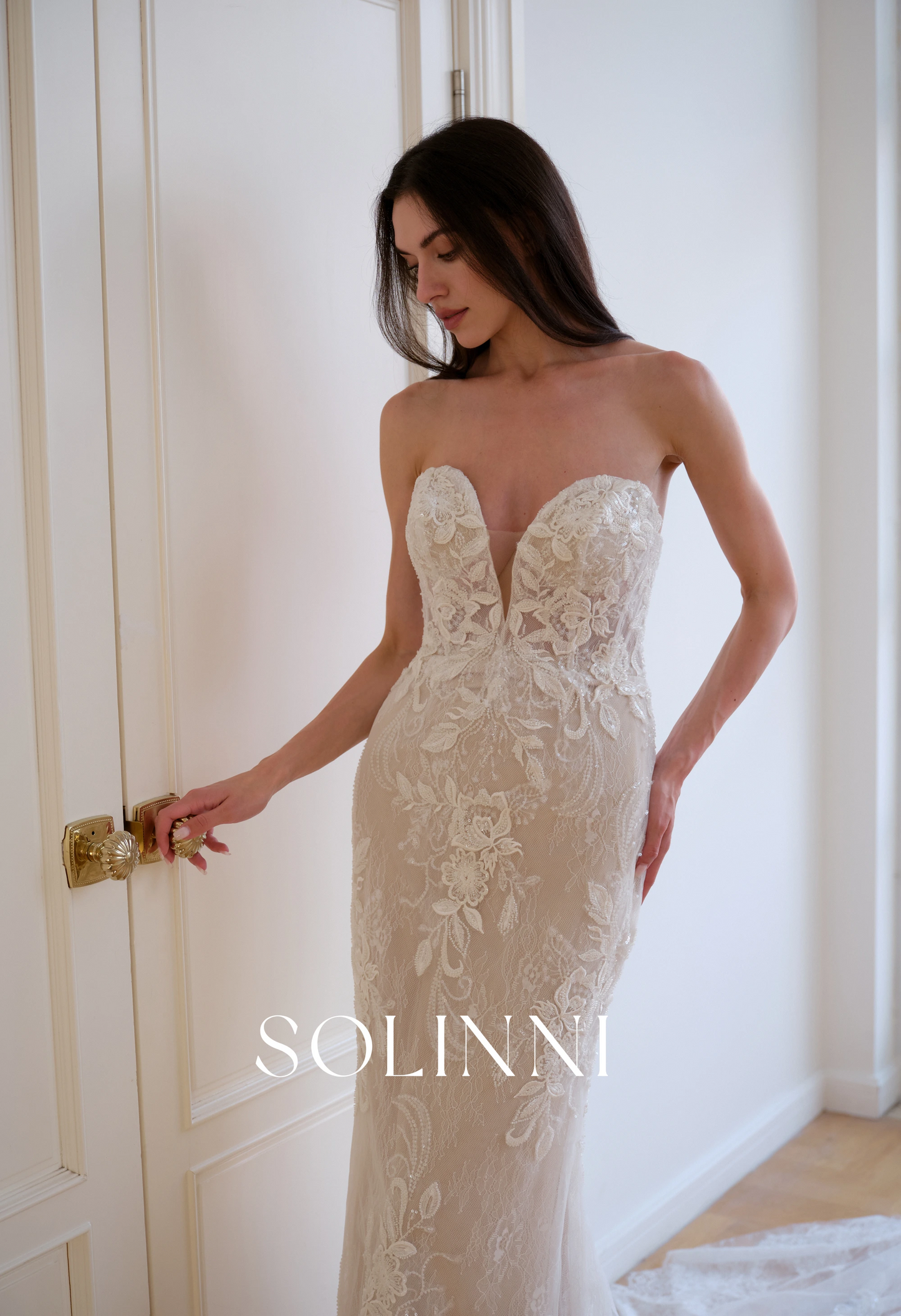 Sylvie – Lace Mermaid Wedding Dress with Sweetheart Neckline