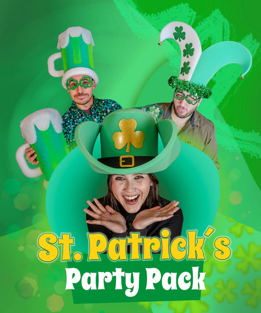 St. Patrick´s Party Pack (10 Hats & 10 Headbands)