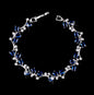 "Krista" - Cubic Zirconia Vine Bridal Bracelet - More colors available