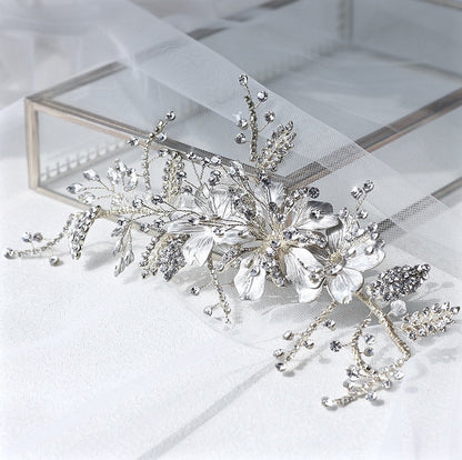Claudia - Crystal Bridal Hair Comb - Available in Gold and Silver