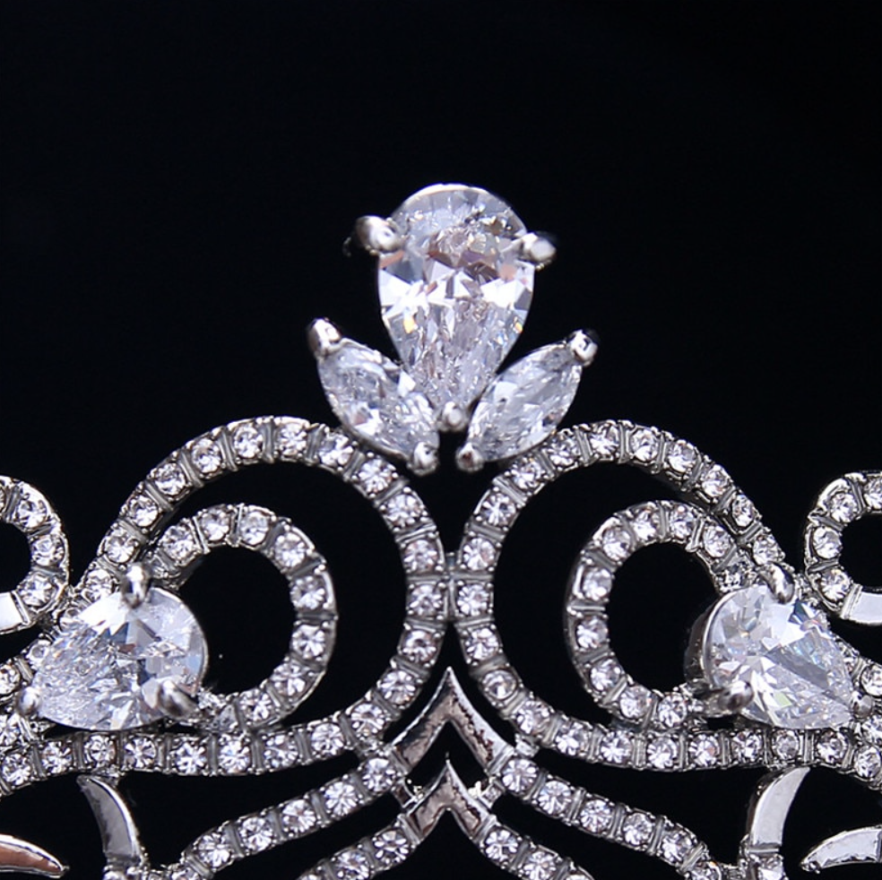Brielle - Cubic Zirconia Bridal Tiara