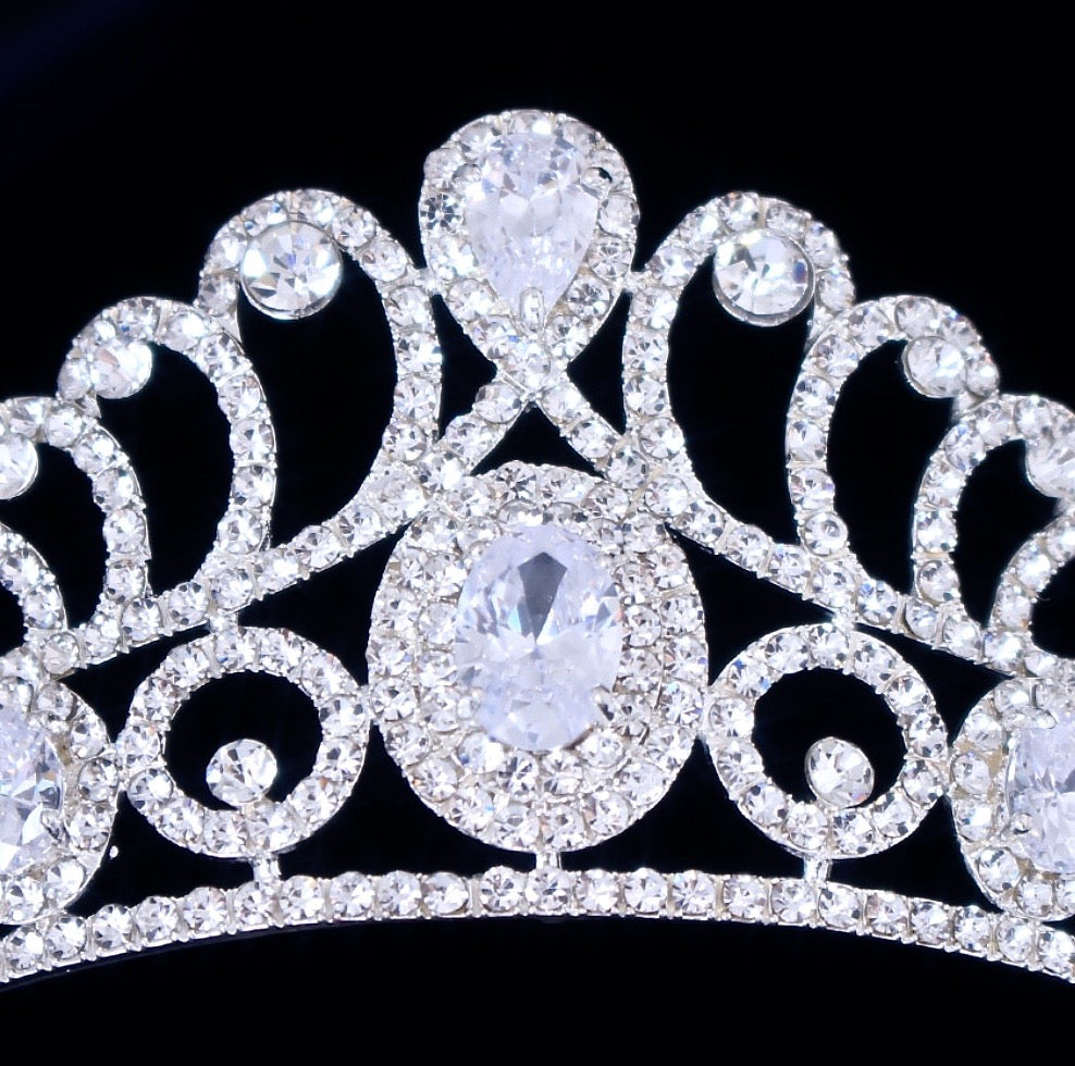 Sharon - Cubic Zirconia Bridal Tiara