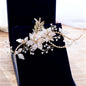 "Cherry" - Gold Pearl Bridal Hair Vine