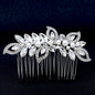 Cleo - Pearl and Crystal Bridal Hair Comb - Available in Rose Gold and Silver