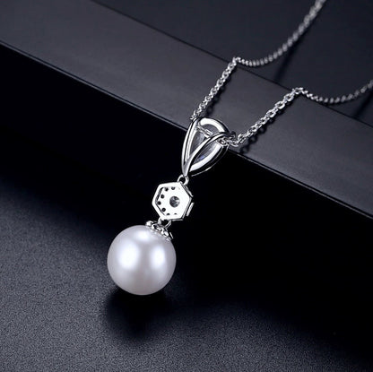Marissa - Pearl and Cubic Zirconia Bridal Jewelry Set
